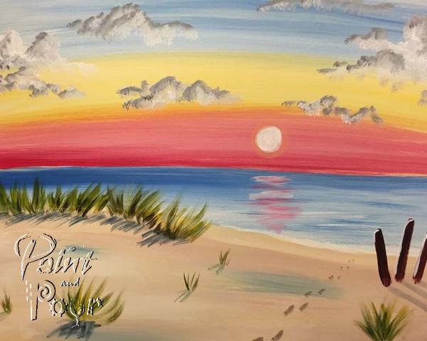 Featured image of post Sunset Beach Painting For Beginners