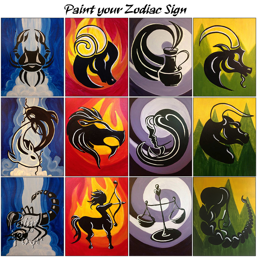 Zodiac Paint YOUR Sign!